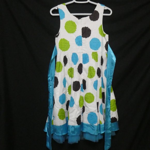 MY MICHELLE | size 16 | Sleeveless Polka Dot Dress | Zip Back | BNWOT - Picture 2 of 16